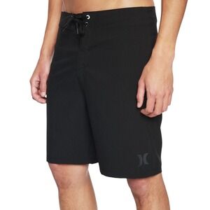 Hurley Men's One & Only Board Shorts Sz 38 – Black Swim Trunks 20" NWT